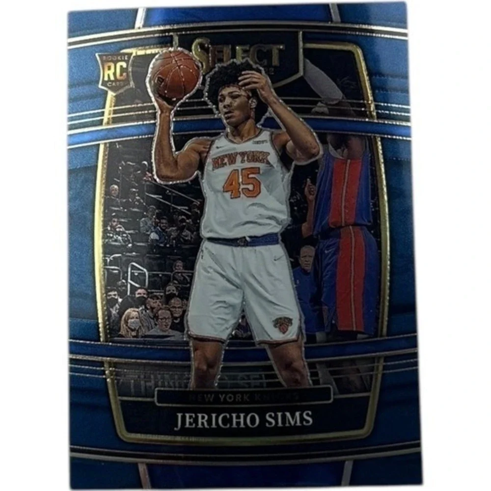 2021 2022 Panini Select Concourse Basketball Card Jericho Sims RC New York Knick